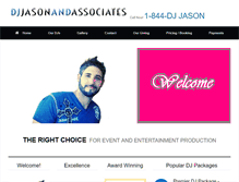 Tablet Screenshot of djjasonandassociates.com